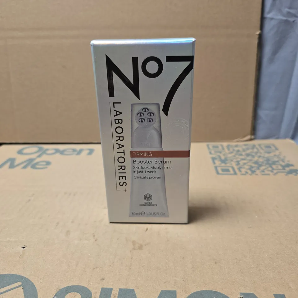 NO7 LABORATORIES FIRMING BOOSTER SERUM 30ML BOXED