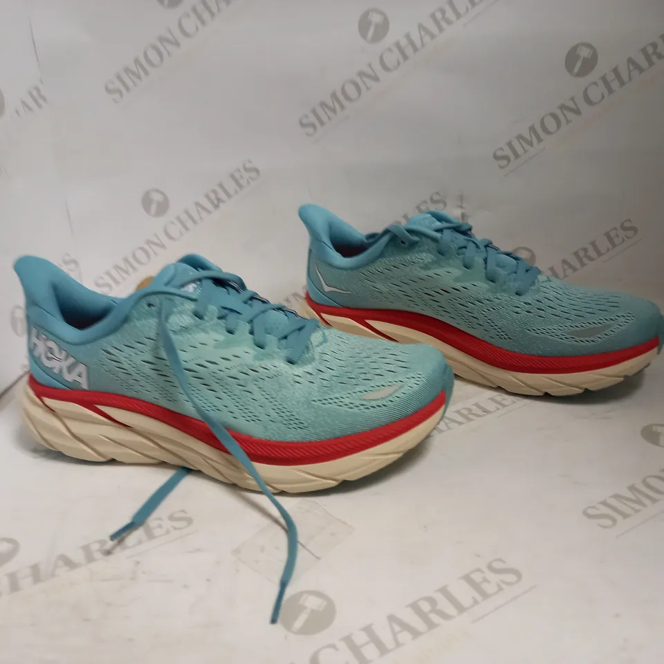 HOKA W CLIFTON 8 WIDE WOMENS RUNNING SHOES SIZE 6.5