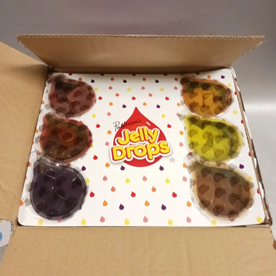 APPROXIMATELY 40 JELLY DROPS WATER HYDRATION SWEETS IN VARIOUS FLAVOURS - 52G PER POUCH
