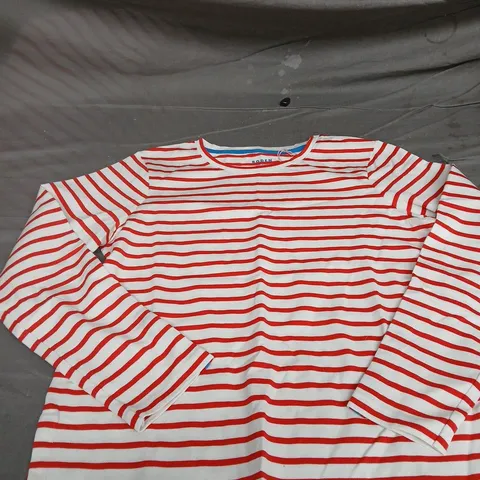 BODEN LONG SLEEVE STRIPPED TOP SIZE UK 12
