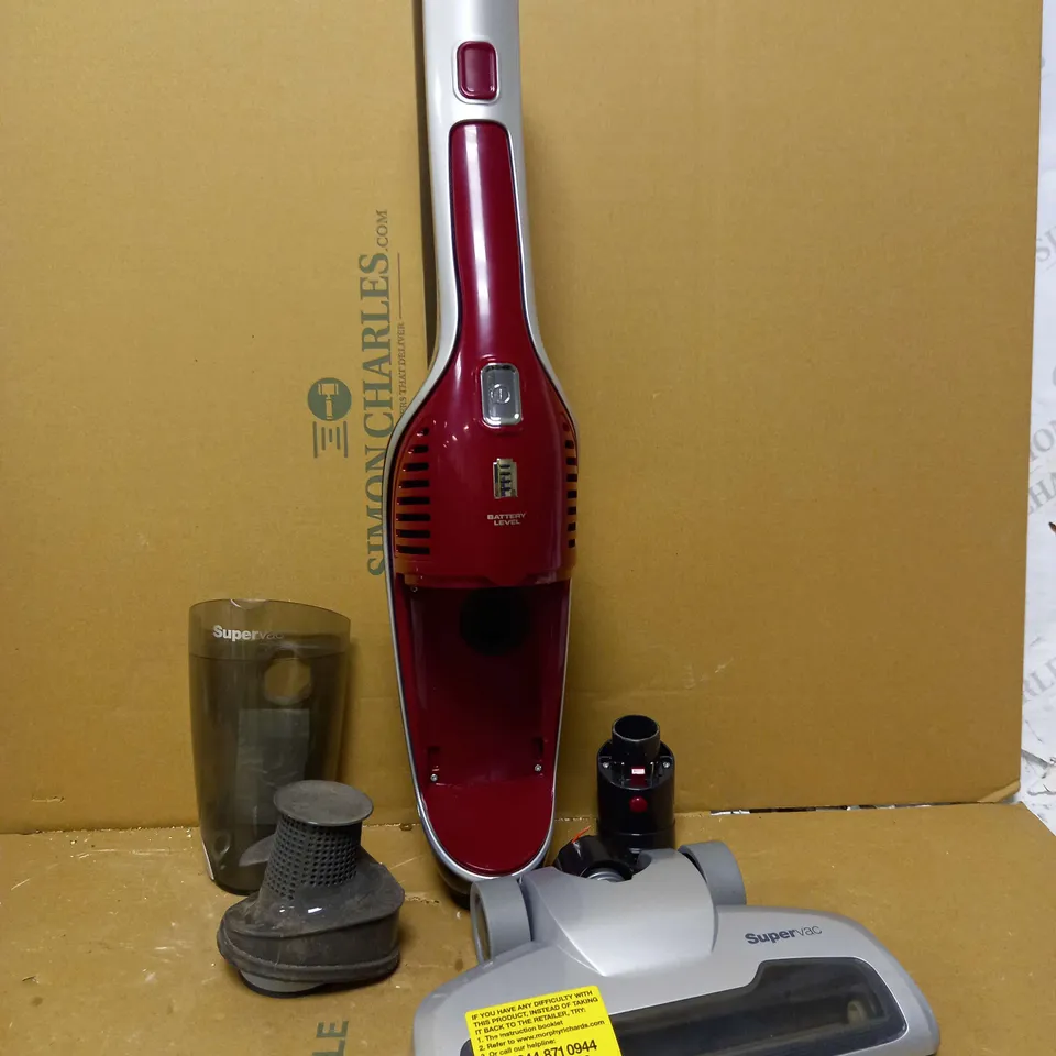MORPHY RICHARDS SUPERVAC CORDLESS VACUUM CLEANER