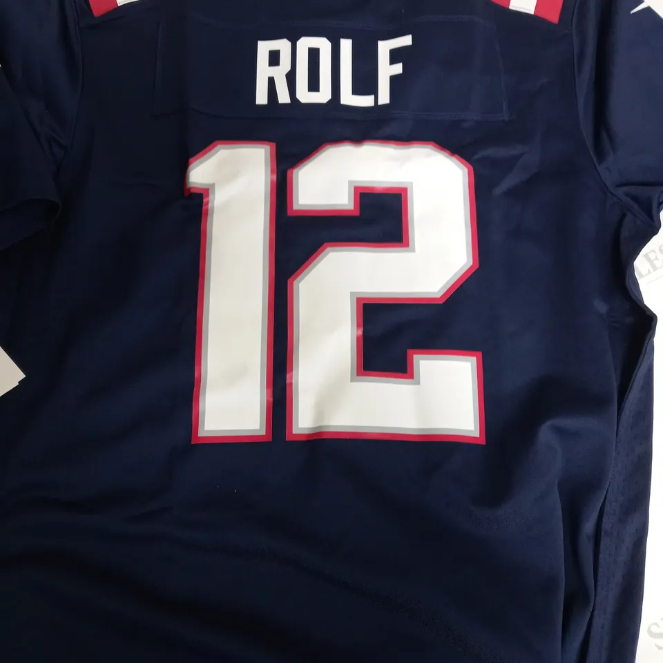 NIKE NFL PATRIOTS JERSEY - ROLF 12 - M