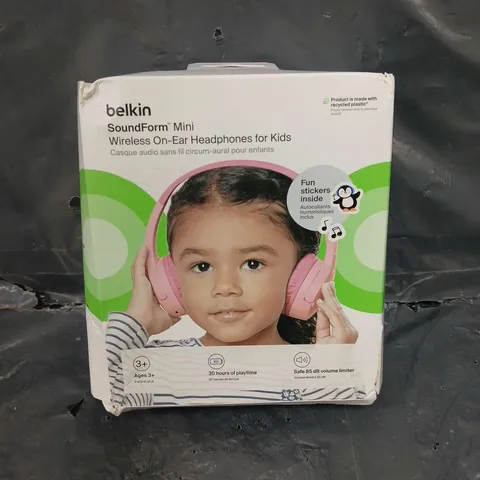 BELKIN PINK SOUNDFORM KIDS HEADPHONES