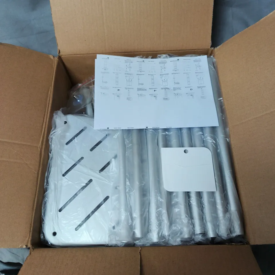 METAL CORNER SHOWER SHELVES FOR BATHROOM, WITH INSTRUCTIONS