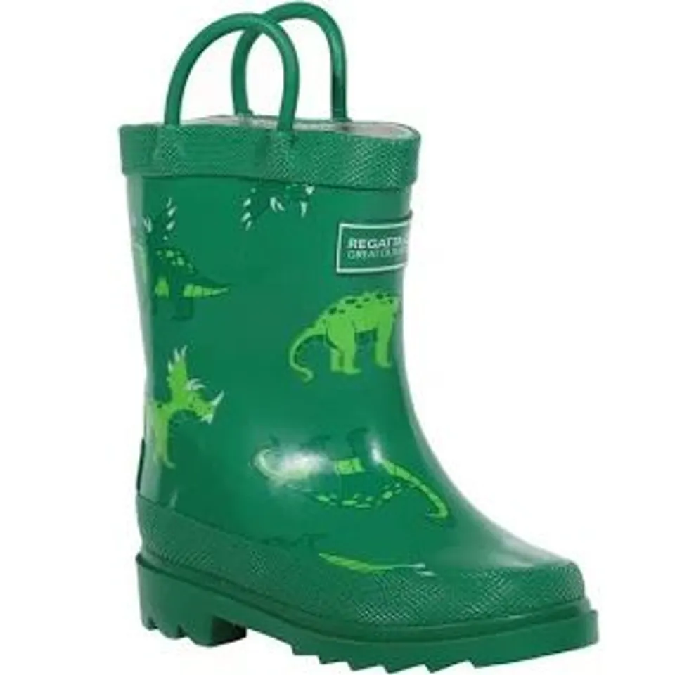 REGATTA PRINTED BABY RAIN BOOTS MINNOW SIZE CHILDS 6
