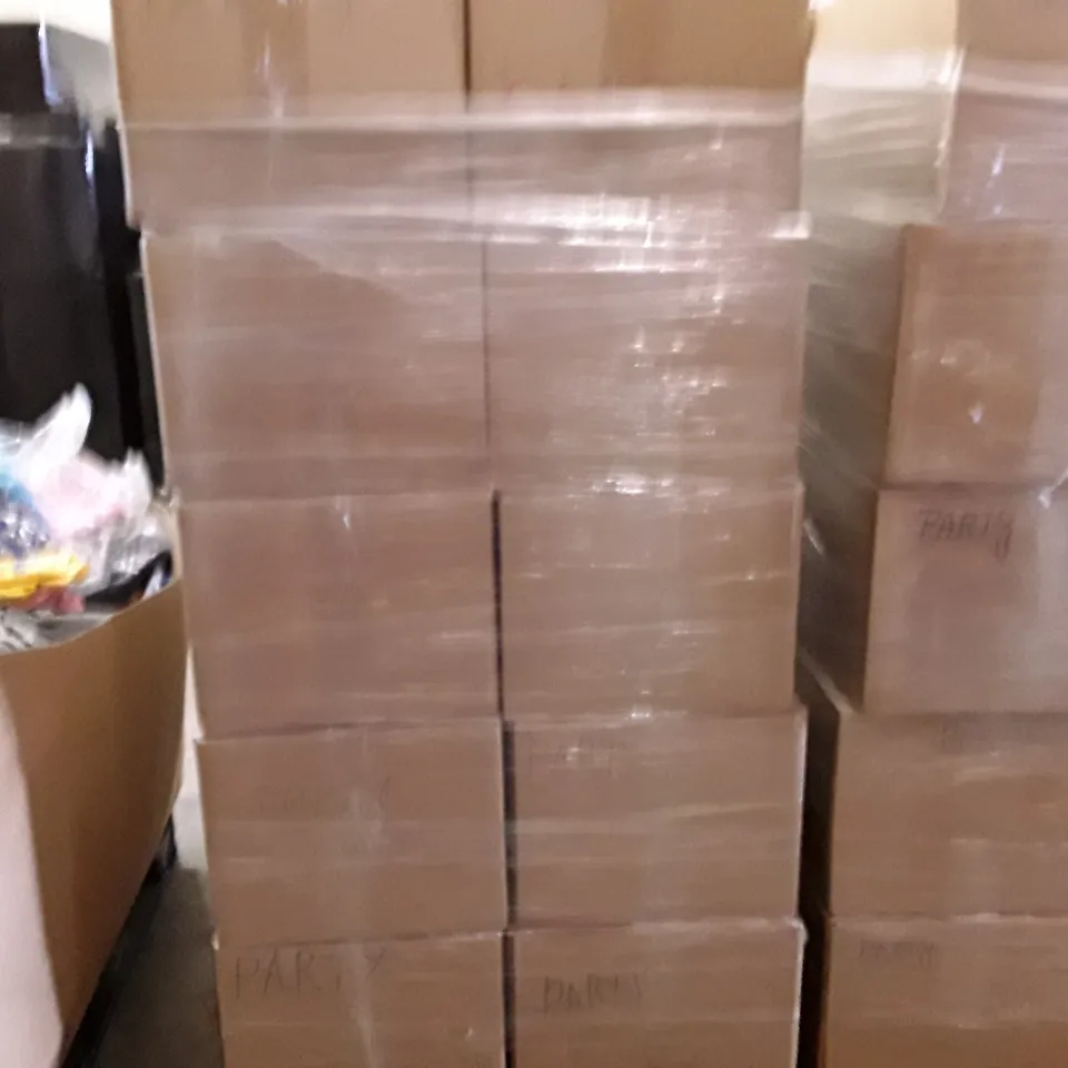 PALLET TO CONTAIN 20 BOXES OF ASSORTED PARTY DECORATIONS AND BALLOONS ECT