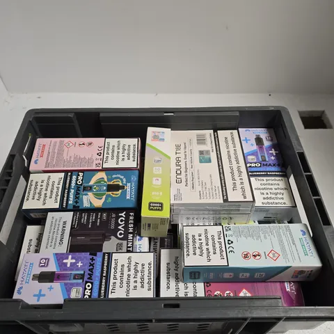 APPROXIMATELY 20 ASSORTED E-CIGARETTE PRODUCTS TO INCLUDE BRANDS SUCH AS HAYATI, YOVO, INNOKIN, ETC