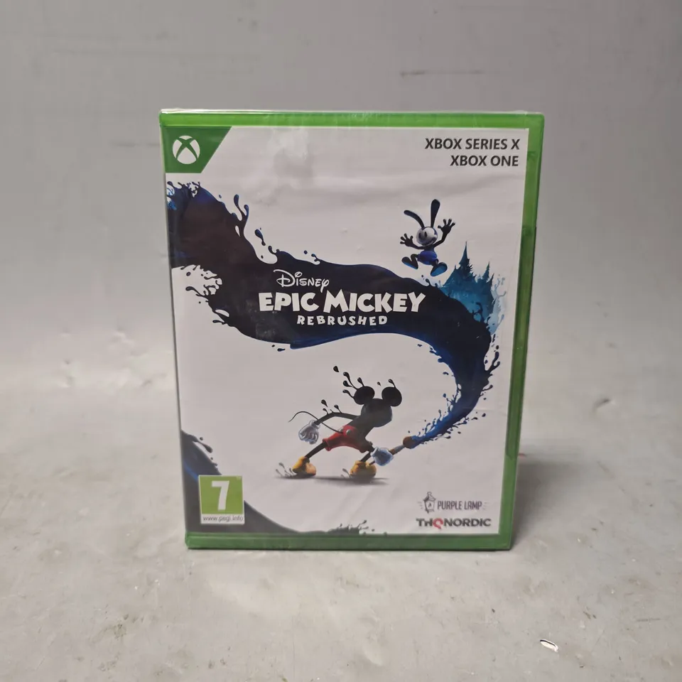 SEALED XBOX SERIES X DISNEY EPIC MICKY REBRUSHED 
