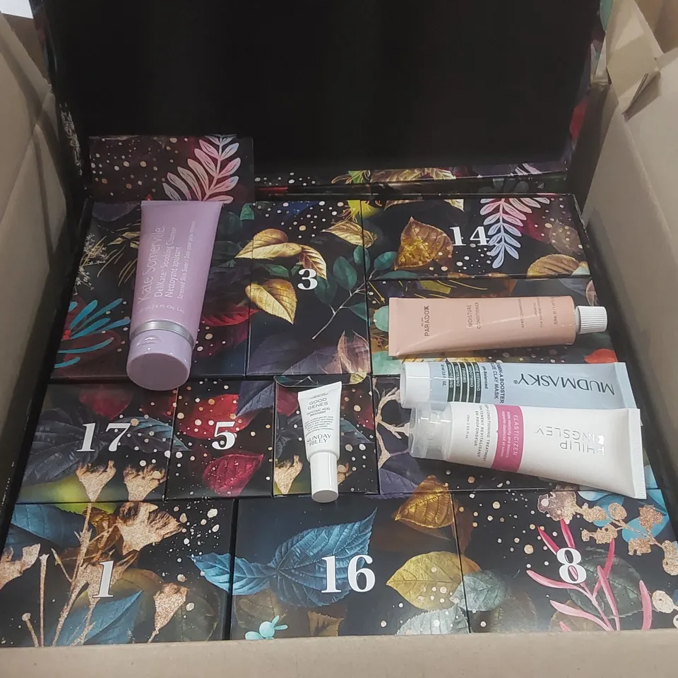 PALLET CONTAINING A VERY LARGE QUANTITY OF BIRCHBOX BEAUTY ADVENT CALENDARS