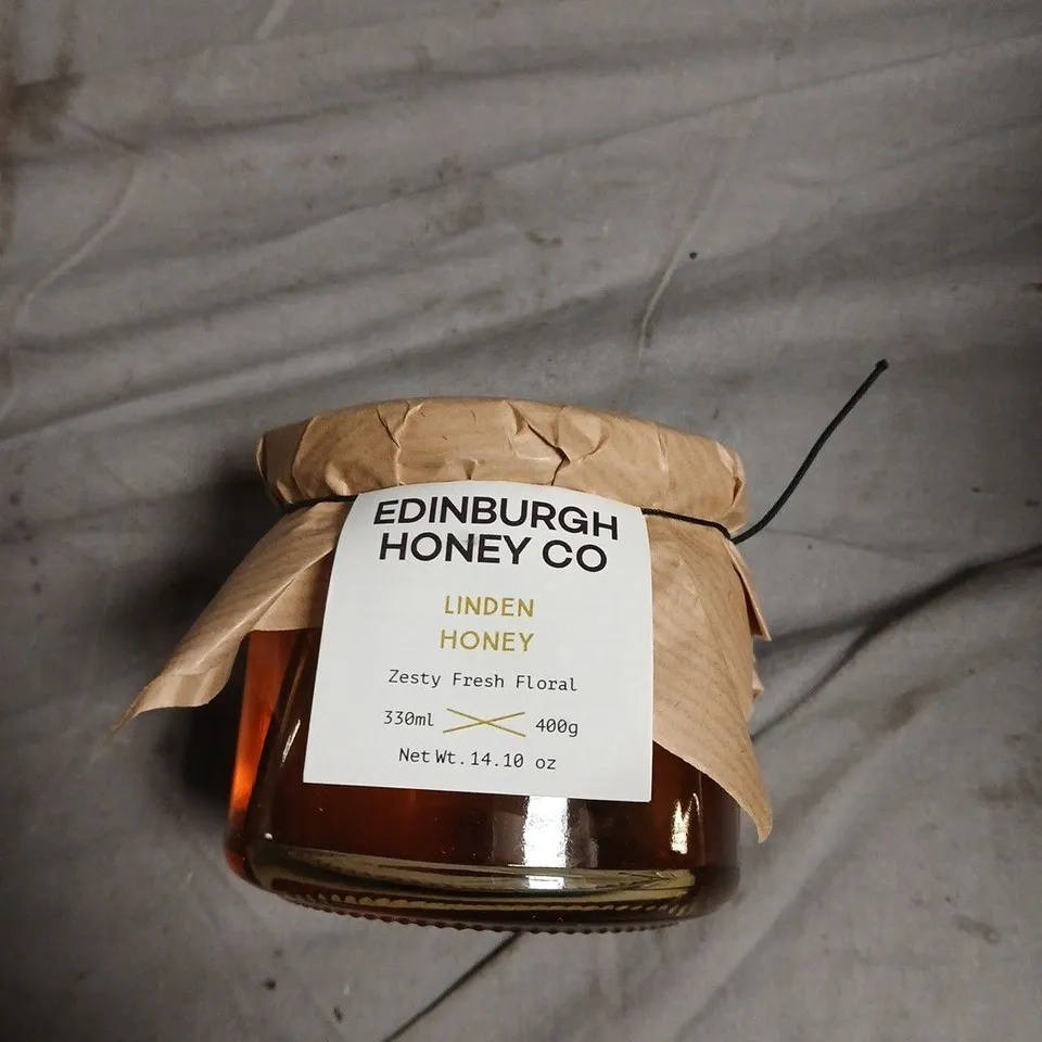 EDINBURGH HONEY CO ASSORTED HONEY JARS – LINDEN, BUCKWHEAT & HIGHLAND SPRING SOFT SET (330ML/400G EACH)