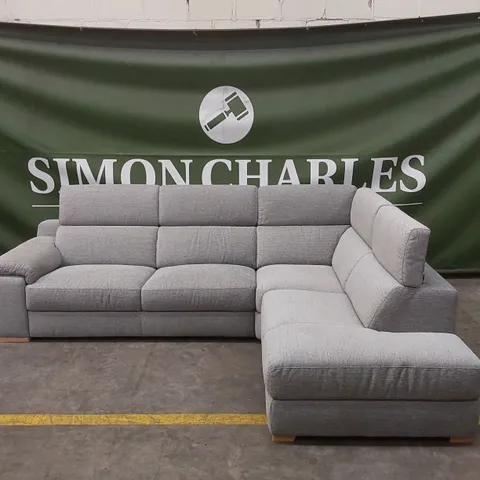 QUALITY DESIGNER ITALIAN MADE RICCARDO FABRIC CORNER SOFA