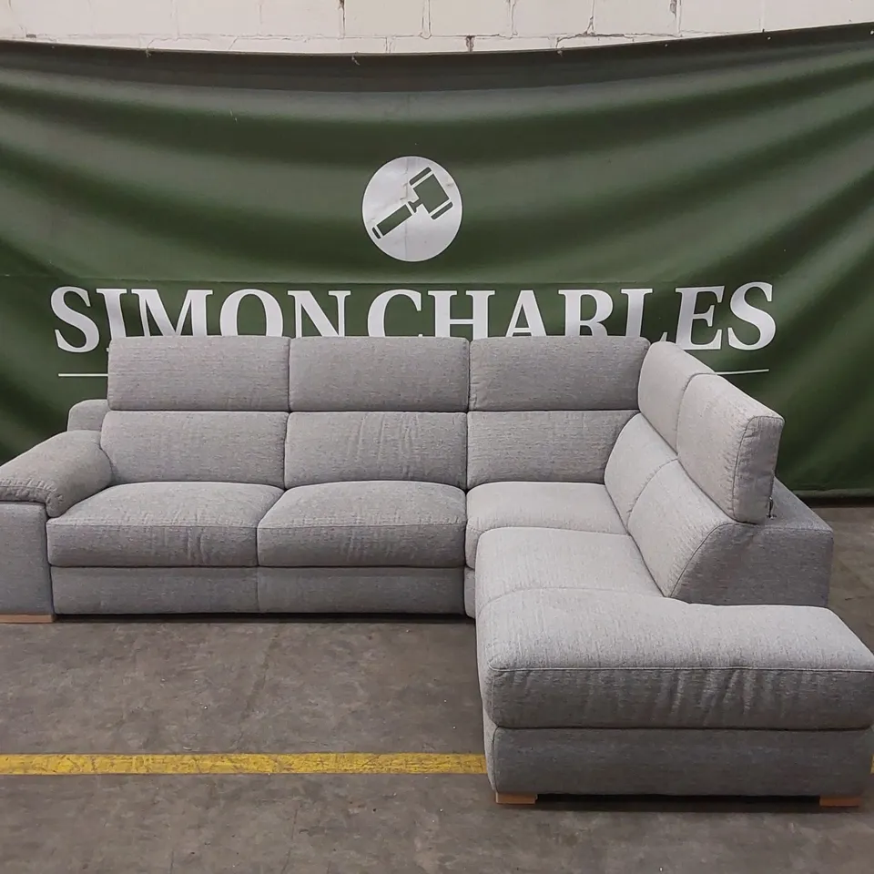 QUALITY DESIGNER ITALIAN MADE RICCARDO FABRIC CORNER SOFA