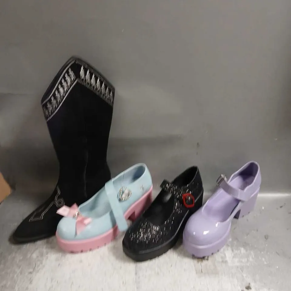 APPROXIMATELY SEVEN PAIRS OF ASSORTED UNBOXED KOI FOOTWEAR