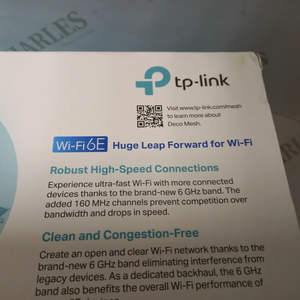 BOXED DECO AXE5400 TRI-BAND MESH WIFI 6E SYSTEM