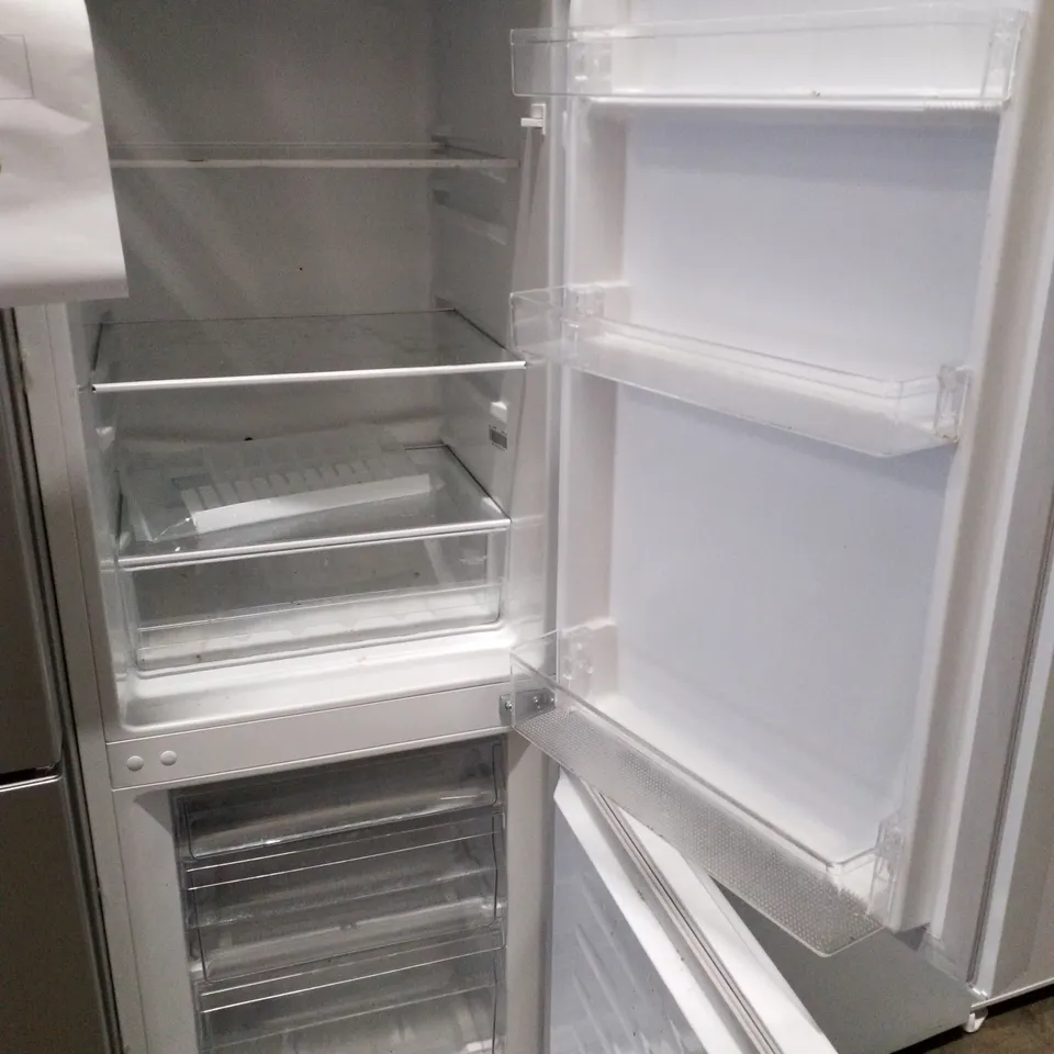 FRIDGEMASTER 50cm FREESTANDING 60/40 FRIDGE FREEZER IN WHITE MC50175A - UNPROCESSED RAW RETURN