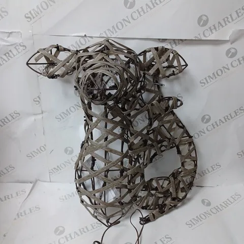 BOXED ALISON CORK INDOOR OUTDOOR STAG HEAD