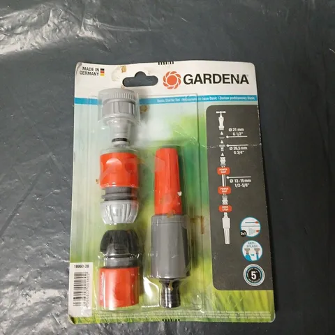 GARDENA BASIC STARTER SET – GARDEN HOSE CONNECTORS (BLISTER PACK)