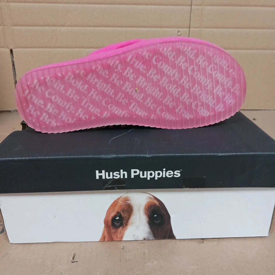 HUSH PUPPIES SIENNA SLIDERS PINK SIZE 7