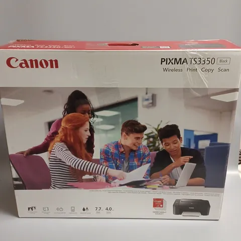 BOXED CANON PIXMA TS3350 PRINTER IN BLACK