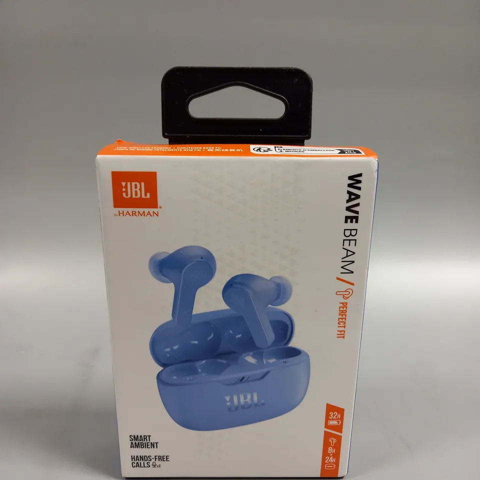 BOXED SEALED JBL WAVE BEAM WIRELESS EARPHONES