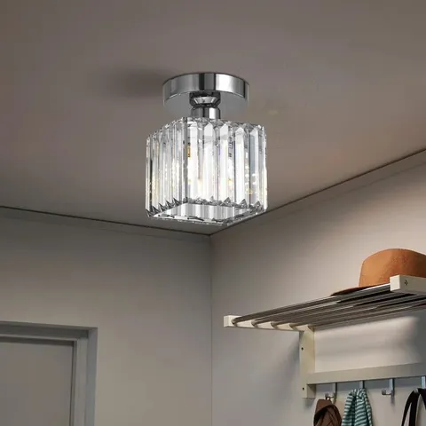BOXED FRODE CRYSTAL SEMI FLUSH MOUNT (1 BOX)