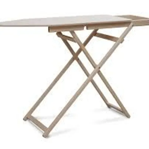 BOXED DESIGNER FOLDING WOODEN IRONING BOARD 