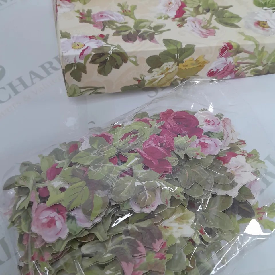 ANNA GRIFFIN 80 PIECE GARDEN FLORAL 3D STICKERS COLLECTION