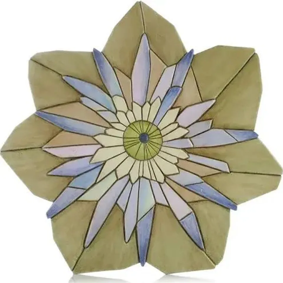 MY GARDEN STORIES SET OF 2 FLORAL STEPPING STONES