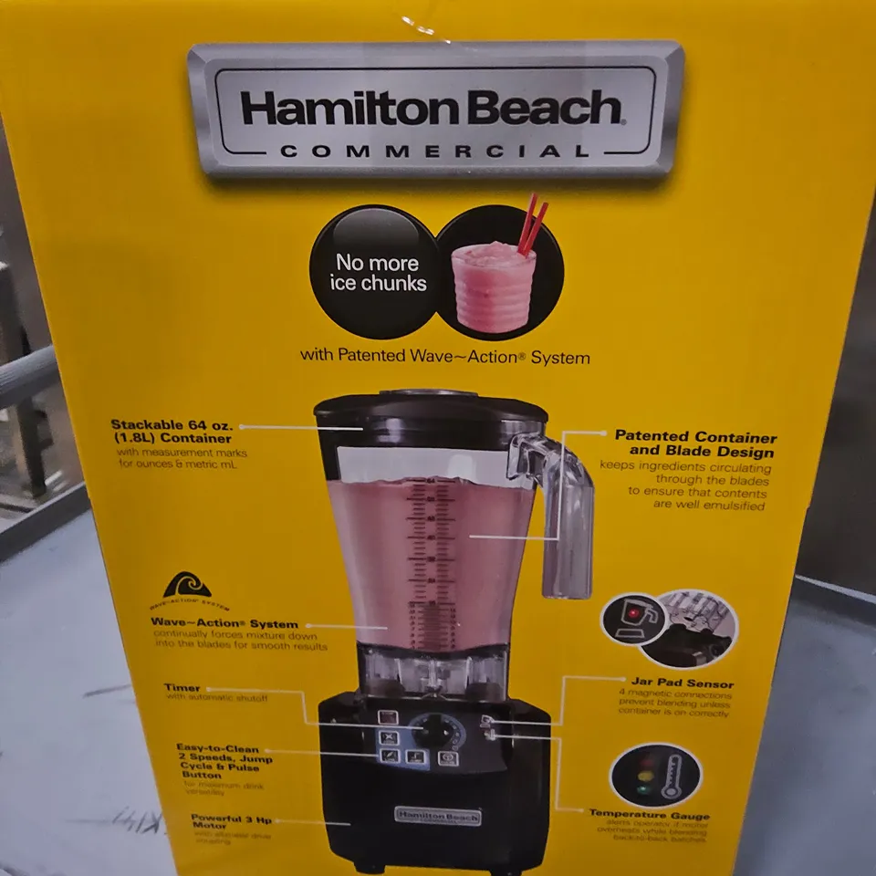 BOXED HAMILTON BEACH HBH650 TEMPEST BLENDER