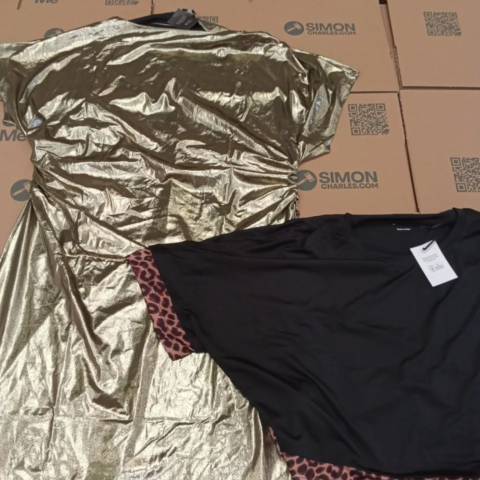 PALLET OF BRAND NEW WOMENS QUALITY DESIGNER CLOTHES APPROXIMATELY 125 TO INCLUDE; MAGI SCULPTS, TOPS, CROP TOPS, DRESSES ETC