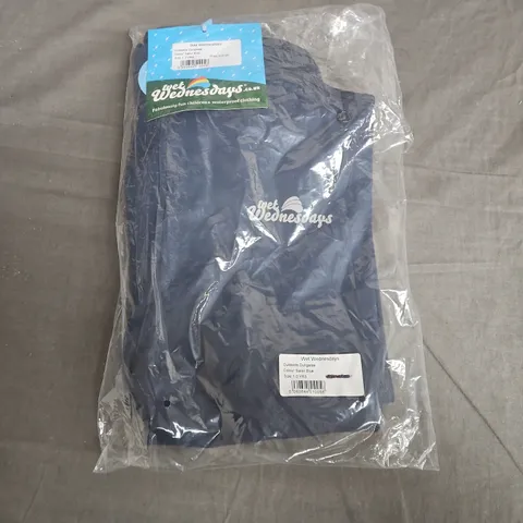 WET WEDNESDAYS OUTDOORS DUNGAREE - SAILOR BLUE, SIZE 1-2 YRS