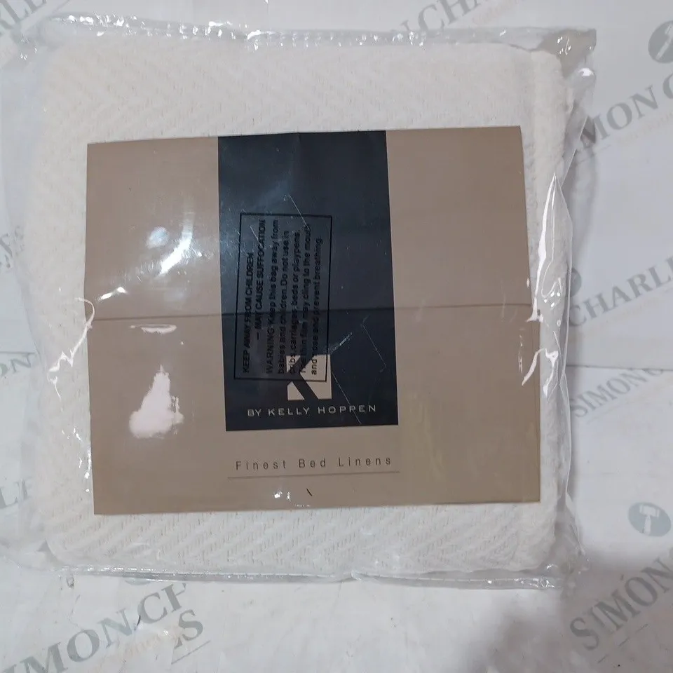 K BY KELLY HOPPEN FINEST BED LINEN IN BEIGE