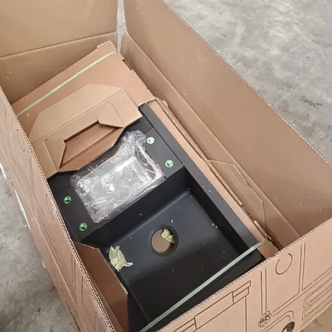 BOXED BLANCO SILGRANIT SINK/DRAINING BOARD (1 BOX)