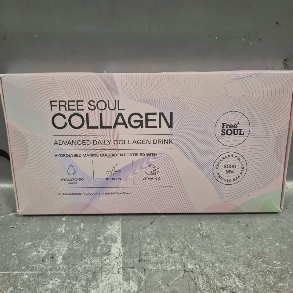 BOXED FREE SOUL ADVANCED DAILY COLLAGEN DRINK 