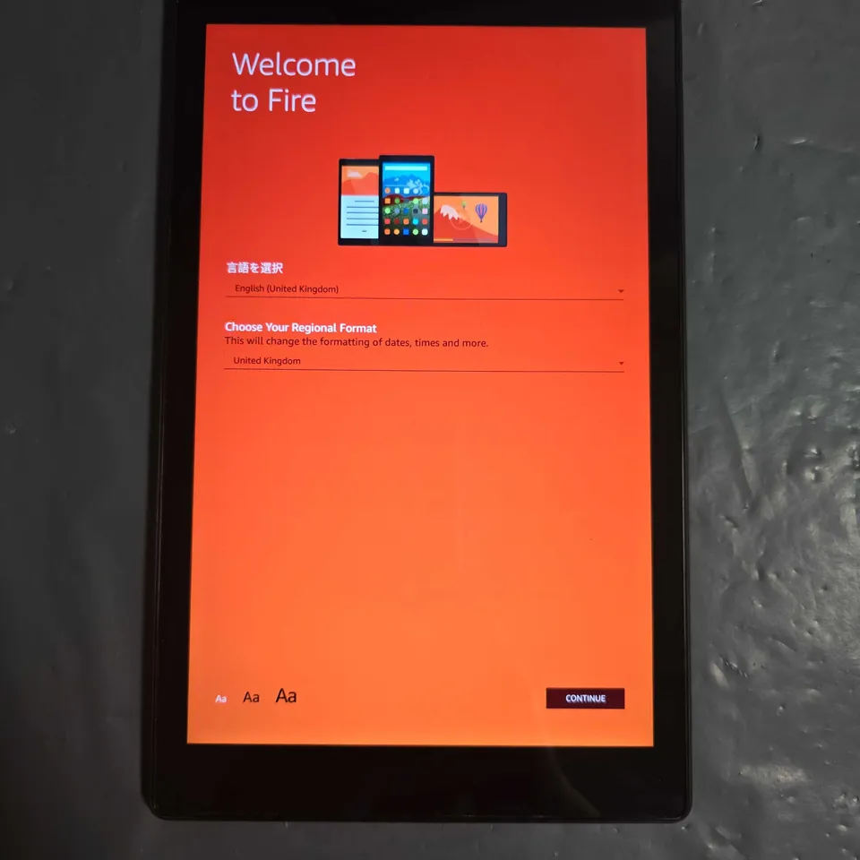 UNBOXED AMAZON FIRE TABLET - SL056ZE