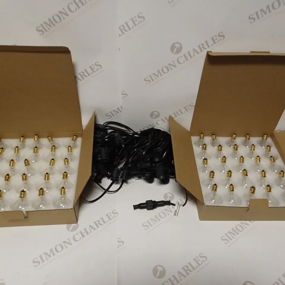 BRIGHTOWN CLEAR G40 GLOBE STRING LIGHT SET 