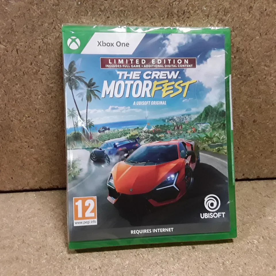 XBOX ONE LIMITED EDITION THE CREW MOTOR FEST GAME 