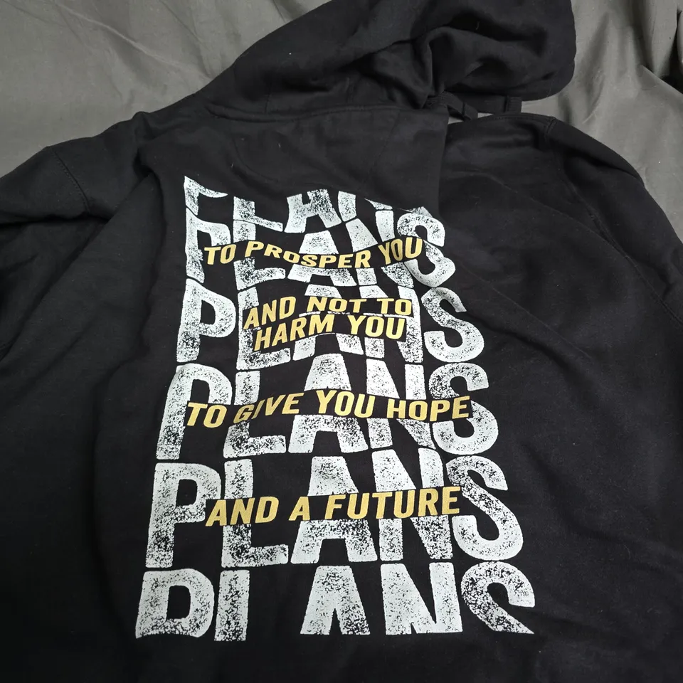 TATTOOS + TEARS HOODIE - BLACK, XL