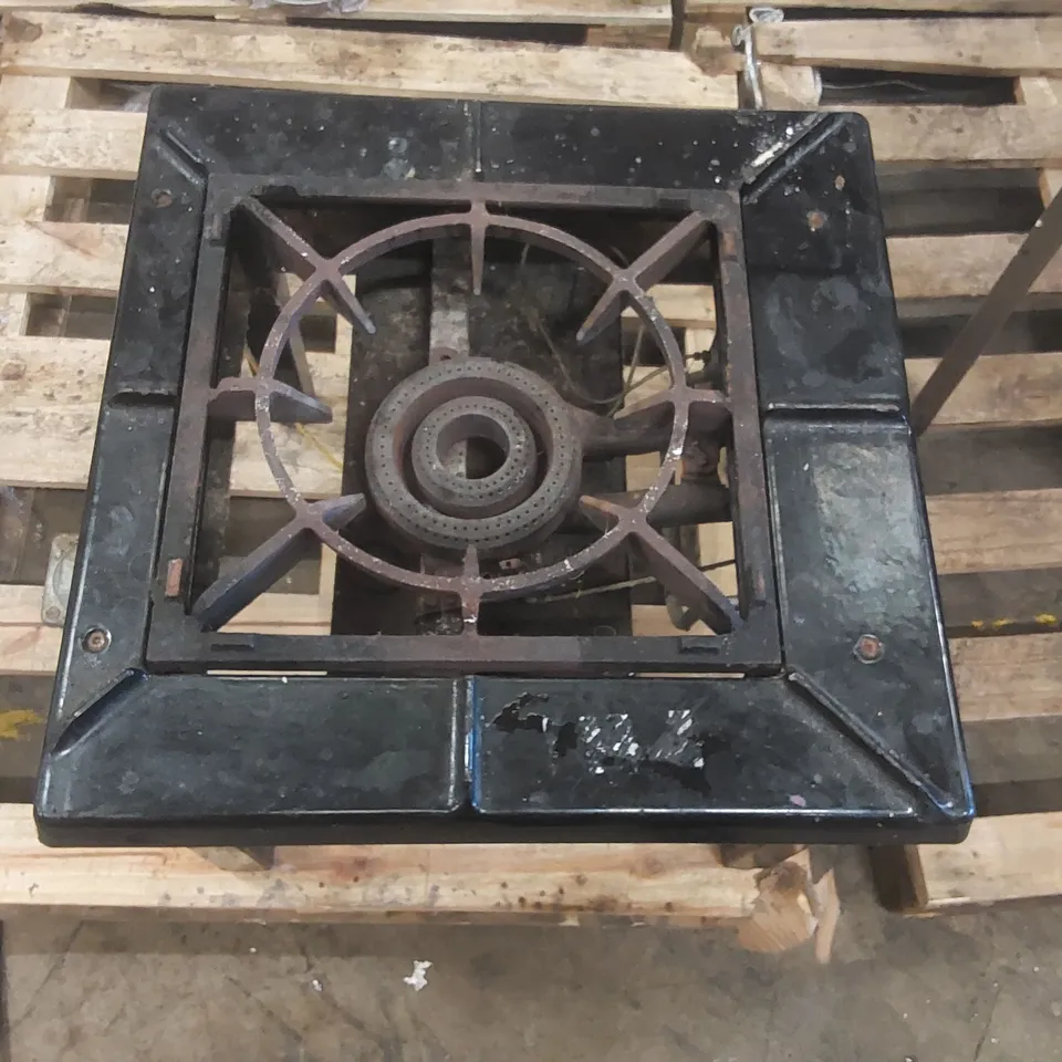 HEAVY-DUTY CAST IRON SINGLE-BURNER GAS STOVE