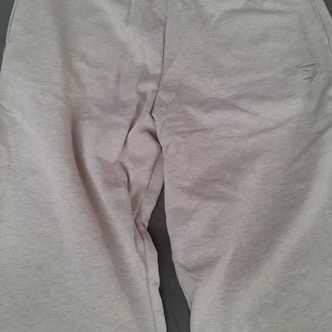 GYM SHARK REST DAY SWEATS JOGGERS IN SAND SIZE MEDIUM