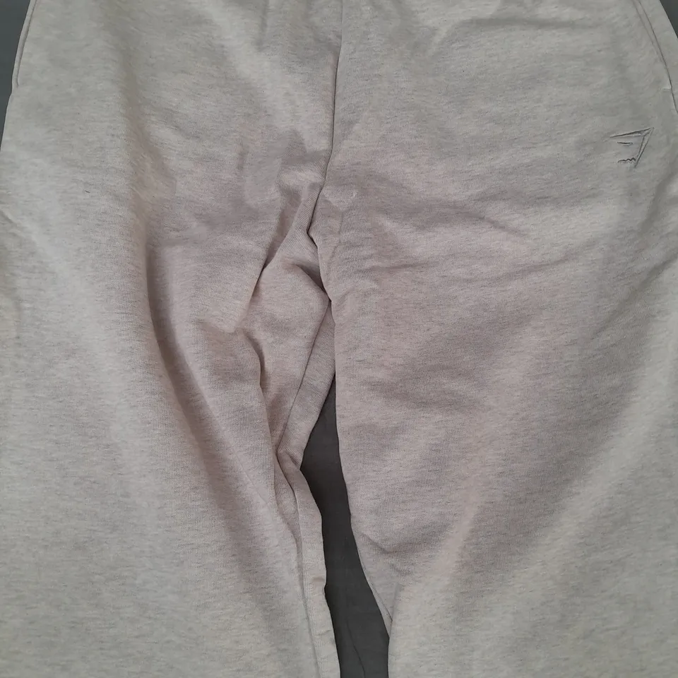 GYM SHARK REST DAY SWEATS JOGGERS IN SAND SIZE MEDIUM