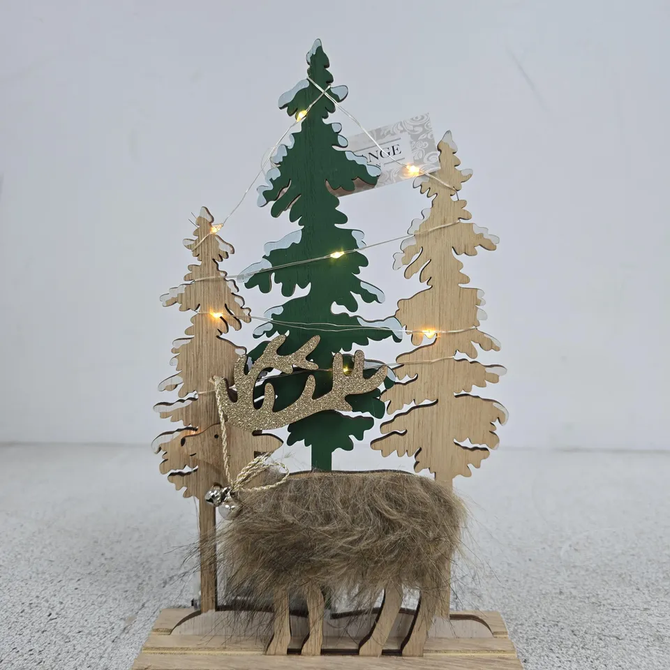 THE GRANGE WOODEN CHRISTMAS DECORATION 