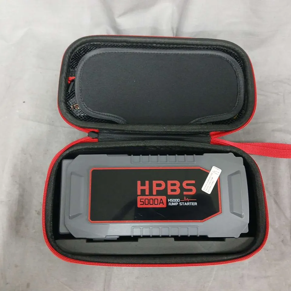 BOXED HPBS 5000A CAR JUMP STARTER