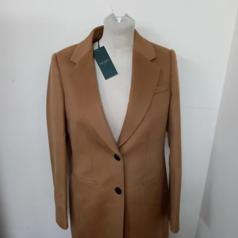 HOBBS TILDA LONGLINE WOOL COAT SIZE 8