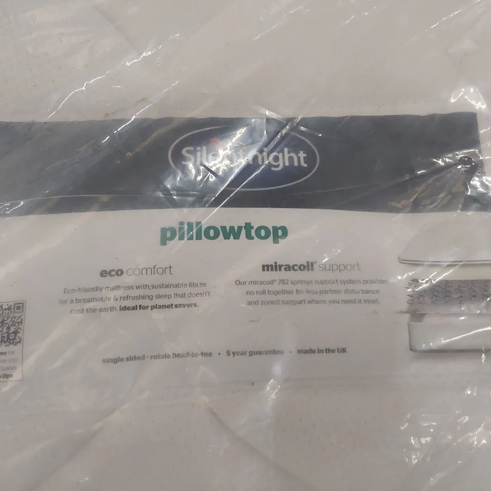 BAGGED SILENTNIGHT PILLOWTOP 6' SUPER KINGSIZE MATTRESS 