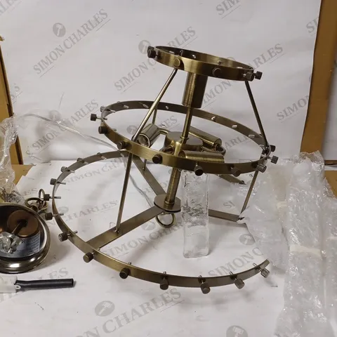 JOHN LEWIS VINTAGE GLASS CEILING LIGHT