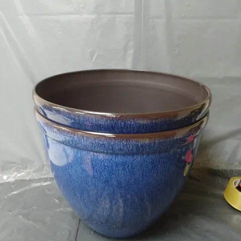 GRUMPY GARDENER SET OF 2 XL PLANTERS 