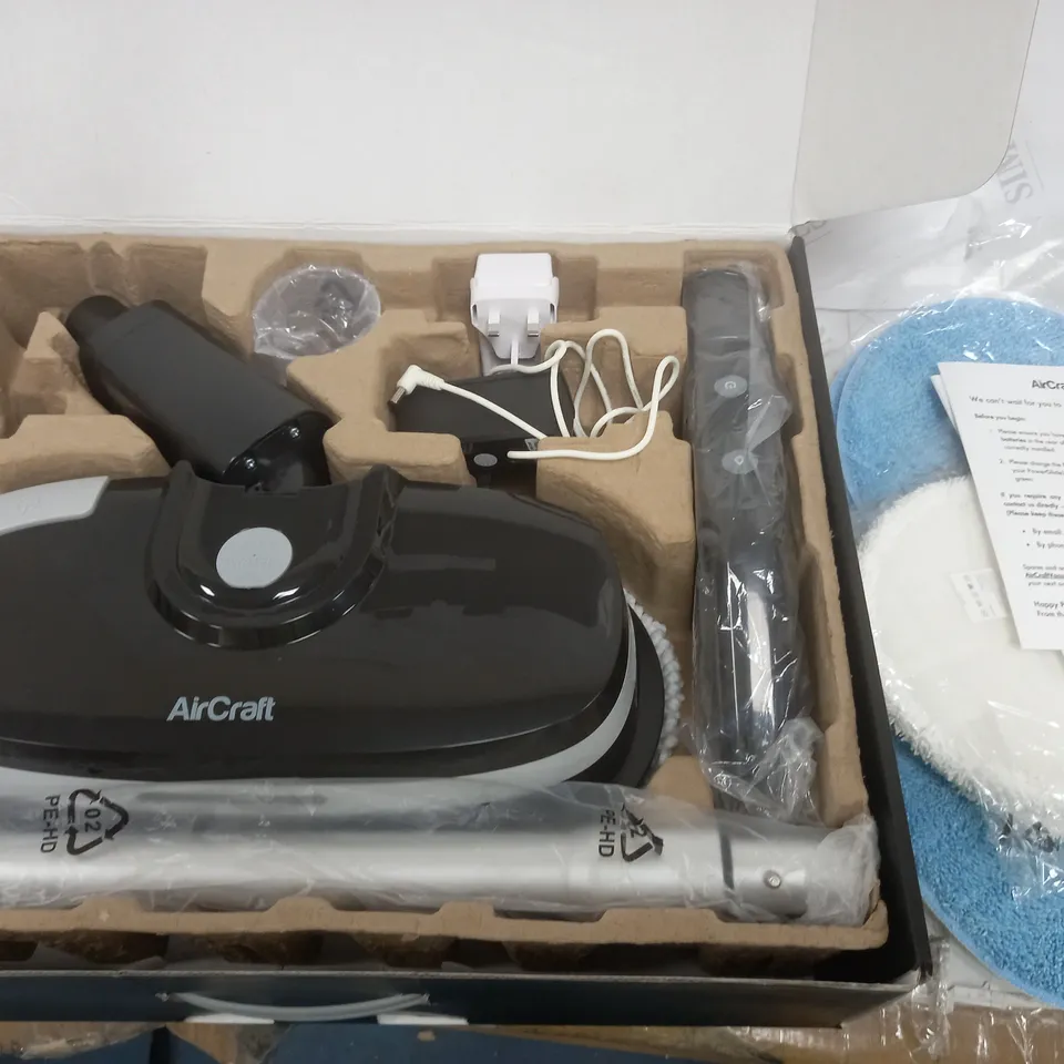 BOXED AIRCRAFT POWERGLIDE CORDLESS HARD FLOOR CLEANER