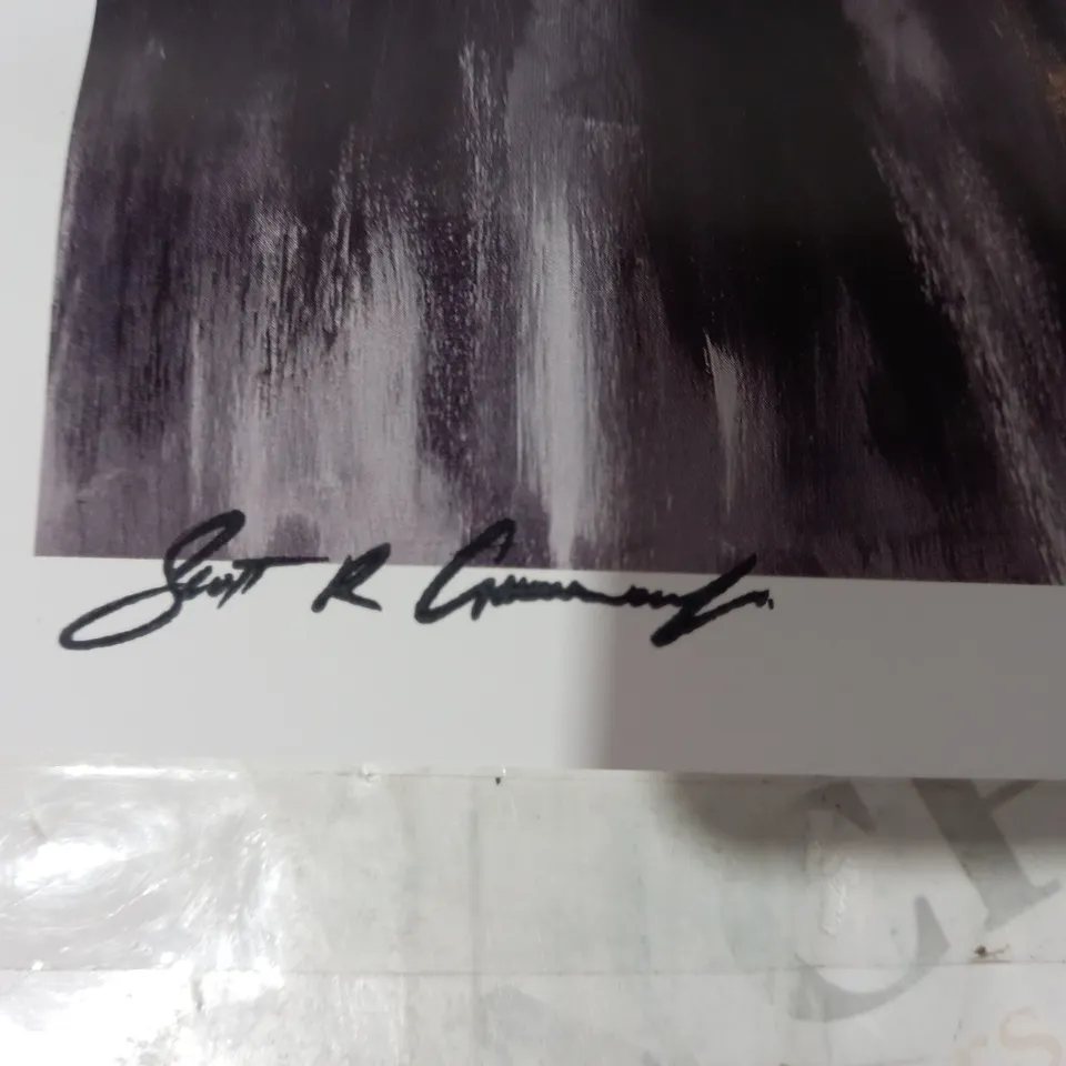 SIGNED JOHNNY DEPP ART PRINT