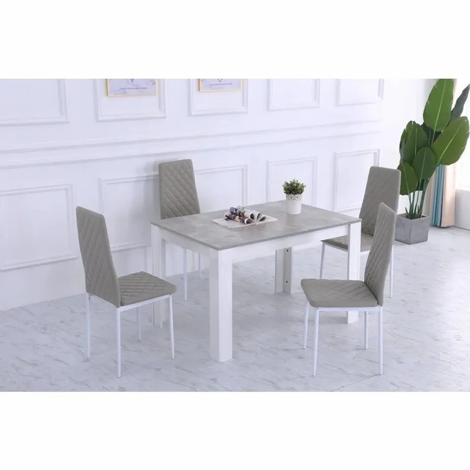 BOXED ARVERNE 4 PERSON DINING SET 2 BOXES 